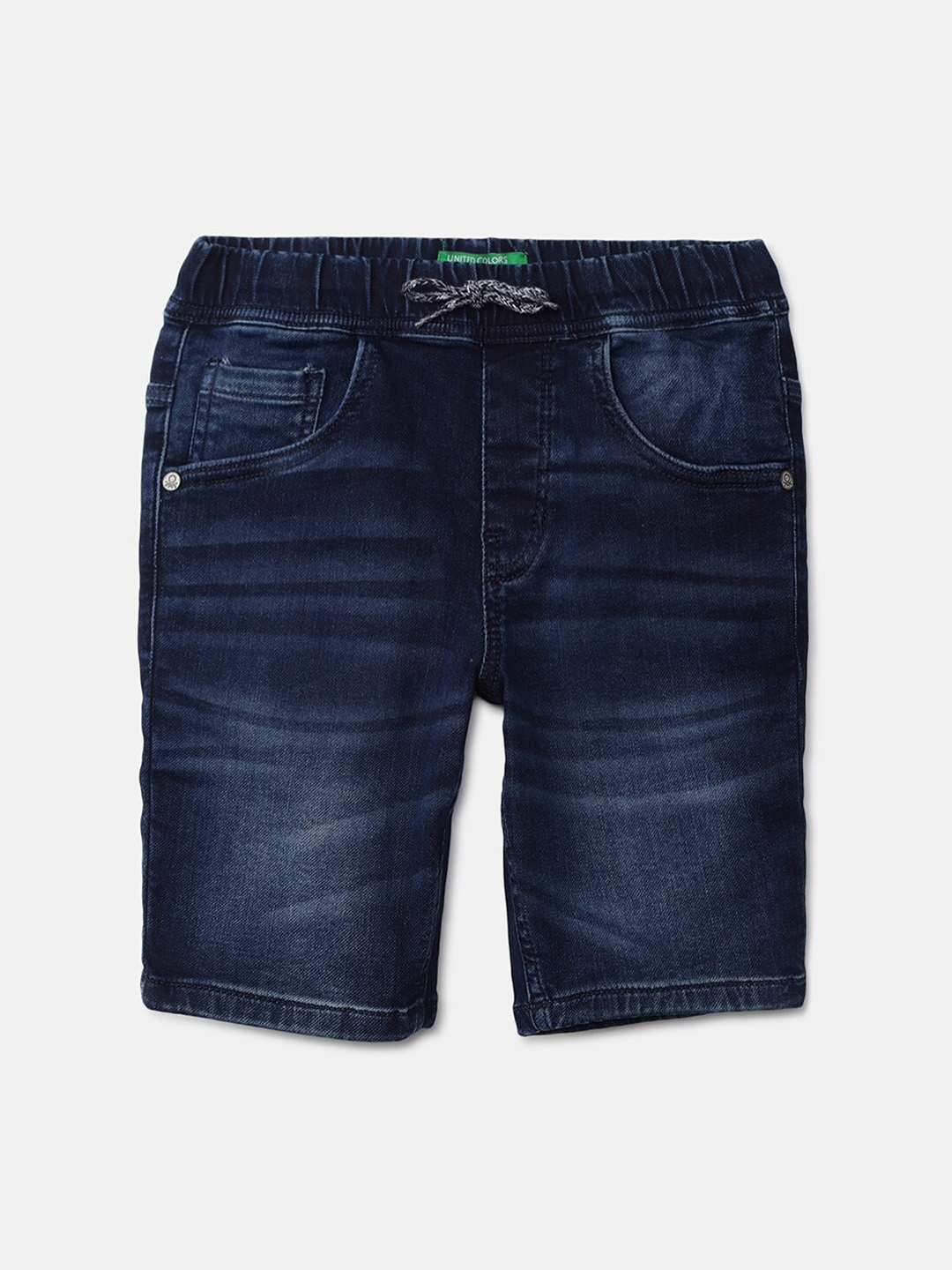 United Colors of Benetton Boys Washed Regular Fit Mid Rise Denim Shorts, Navy blue
United Colors of Benetton Boys Washed Regular Fit Mid Rise Denim Shorts, Navy blue