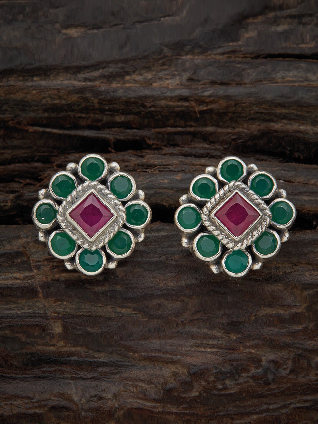 Kushal's Fashion Jewellery 92.5 Pure Silver Red & Pink Rhodium-Plated Studs Earrings
Kushal's Fashion Jewellery 92.5 Pure Silver Red & Pink Rhodium-Plated Studs Earrings