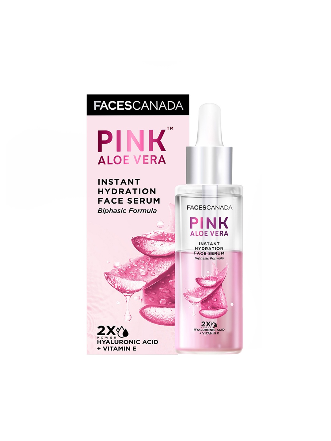 FACES CANADA Pink Aloe Vera Instant Hydration Face Serum with Hyaluronic Acid - 27 ml
FACES CANADA Pink Aloe Vera Instant Hydration Face Serum with Hyaluronic Acid - 27 ml