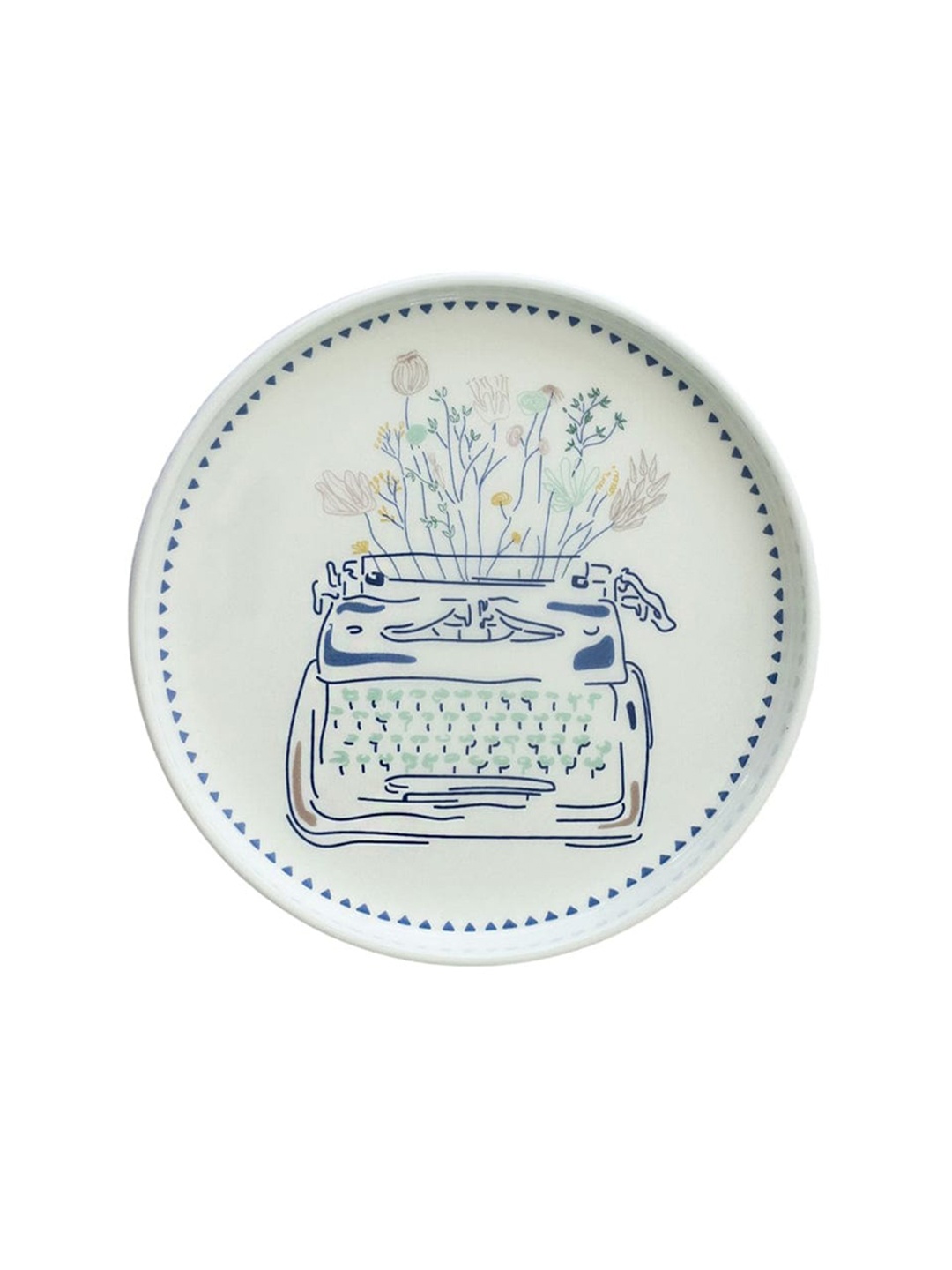 The Wishing Chair White Printed Wall Plate Decor