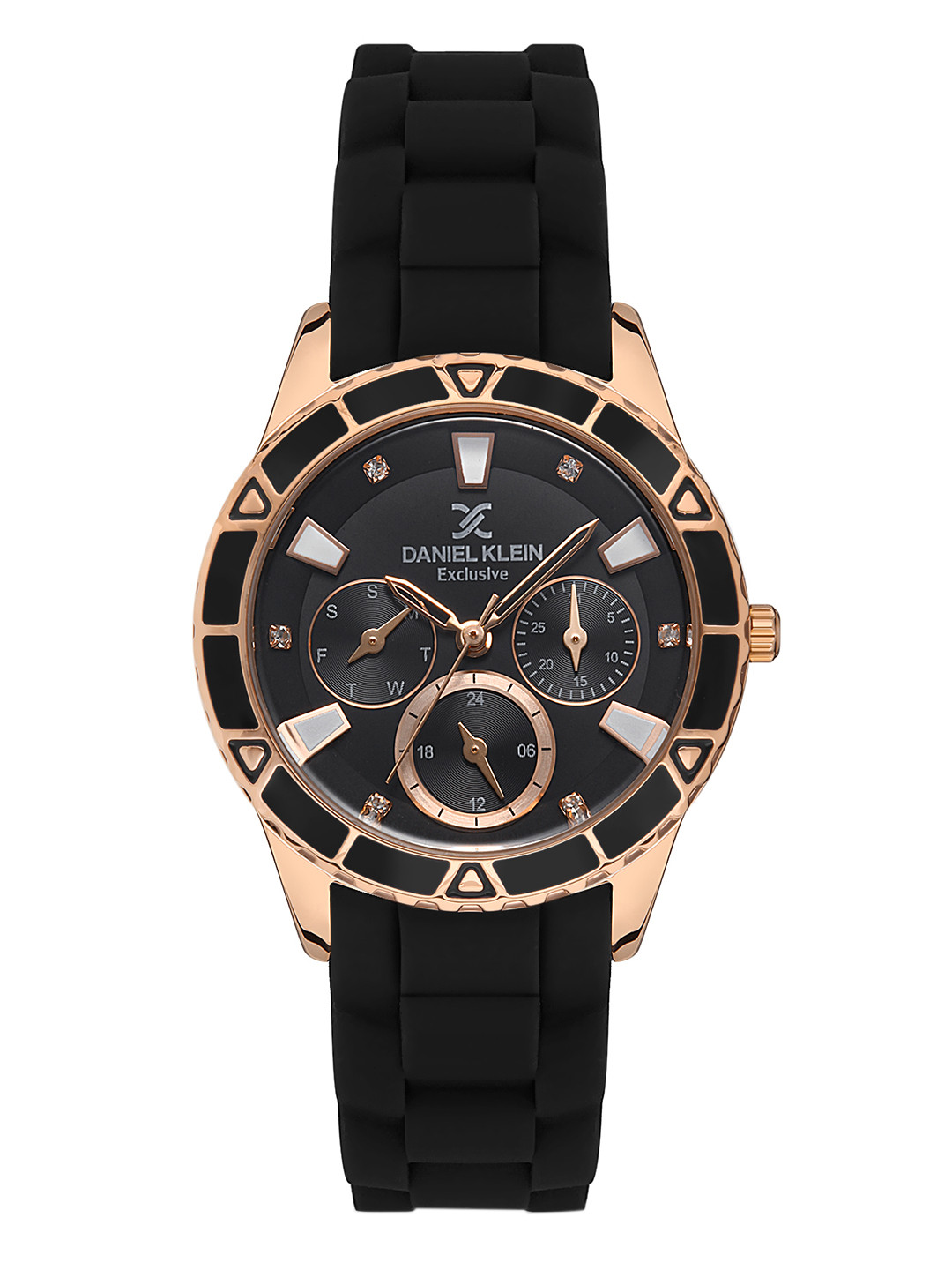 Daniel Klein Exclusive Women Black Dial & Black Straps Analogue Watch DK 1 13263-4
Daniel Klein Exclusive Women Black Dial & Black Straps Analogue Watch DK 1 13263-4