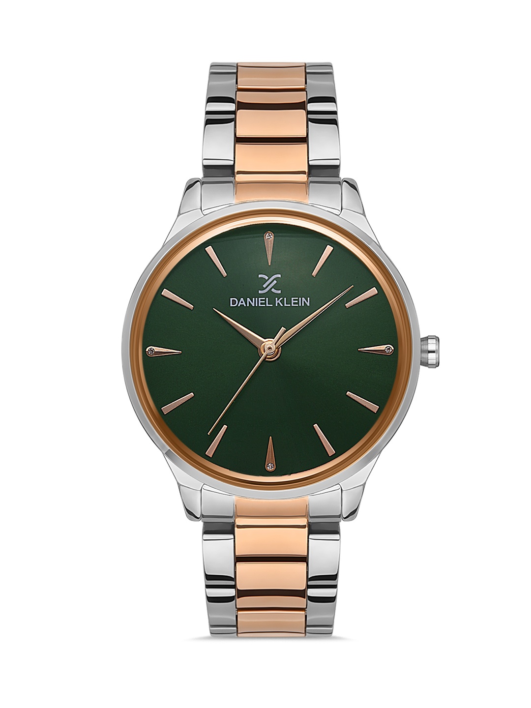 Daniel Klein Premium Women Green Dial & Rose-Gold Toned Strap Analogue Watch DK.1.13250-2
Daniel Klein Premium Women Green Dial & Rose-Gold Toned Strap Analogue Watch DK.1.13250-2