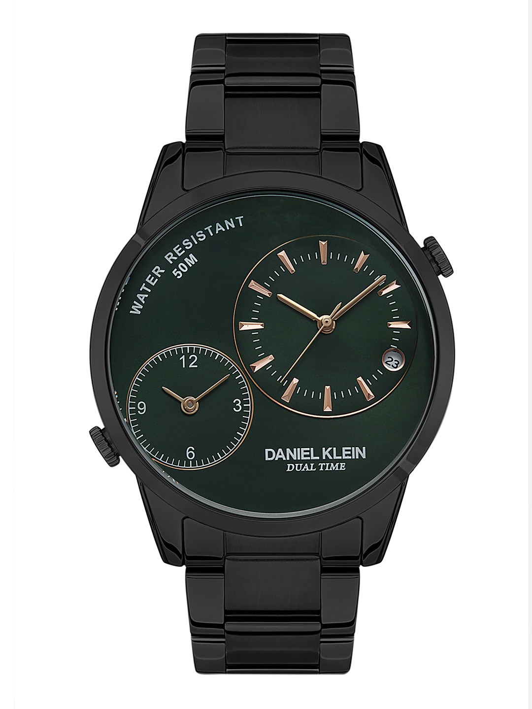 Daniel Klein Premium Men Green Dial & Black Bracelet Straps Analogue Watch-DK.1.13265-3
Daniel Klein Premium Men Green Dial & Black Bracelet Straps Analogue Watch-DK.1.13265-3