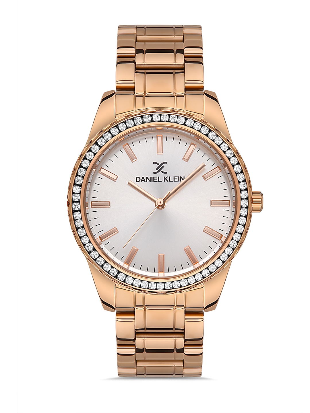 Daniel Klein Premium Women Silver-Toned Embellished Dial Analogue Watch DK.1.13249-3, Gold
Daniel Klein Premium Women Silver-Toned Embellished Dial Analogue Watch DK.1.13249-3, Gold