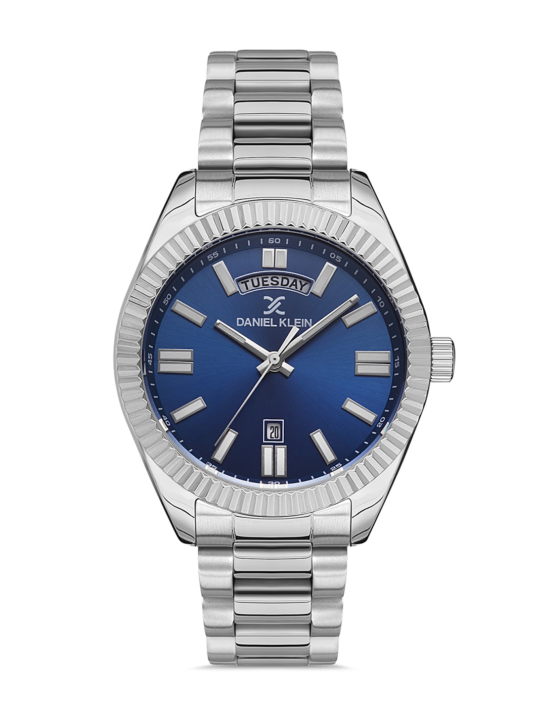 Daniel Klein Premium Men Blue Dial & Silver-Toned Straps Analogue Watch DK 1 13269-2
Daniel Klein Premium Men Blue Dial & Silver-Toned Straps Analogue Watch DK 1 13269-2