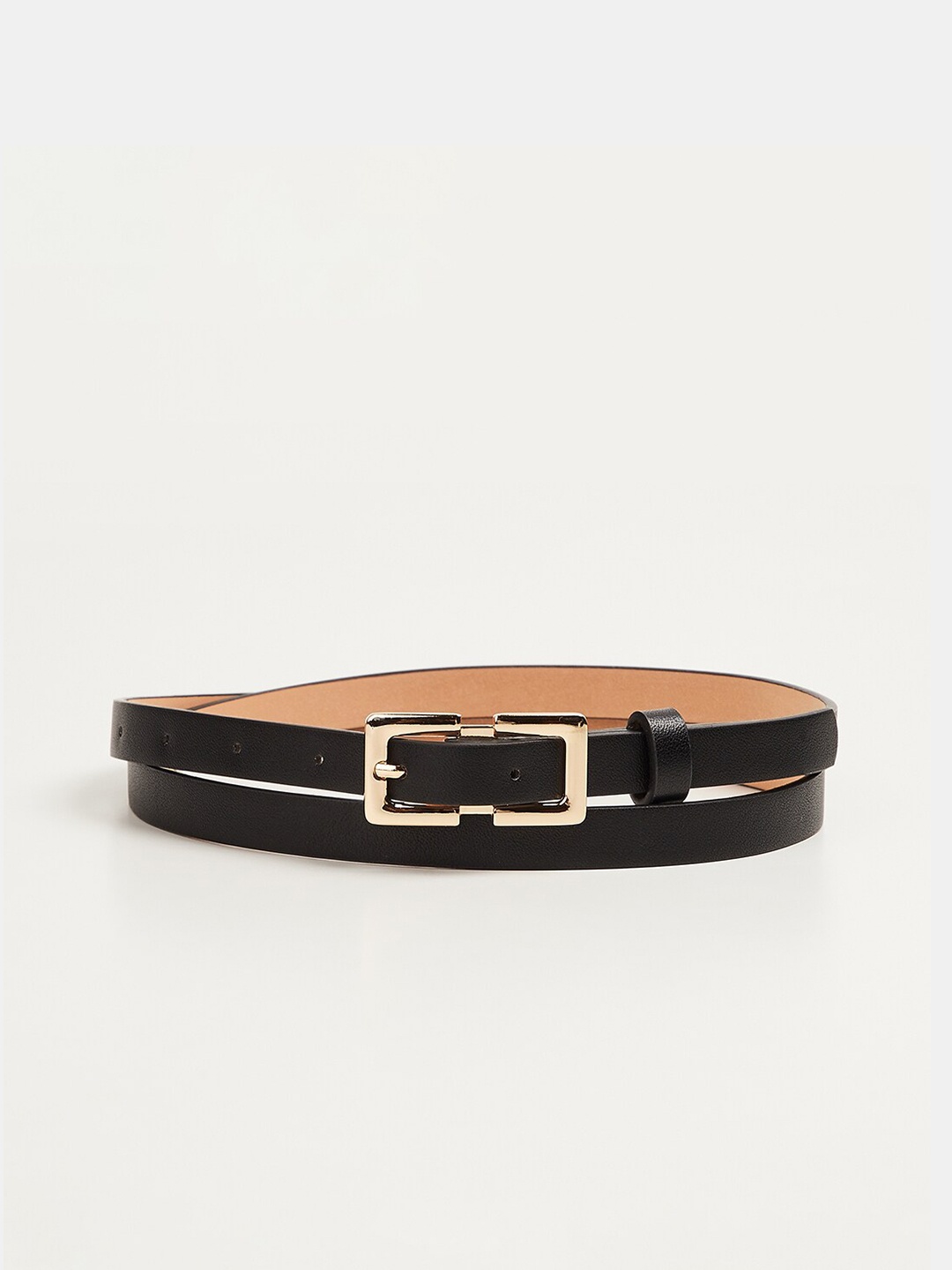 Ginger by Lifestyle Women Black Solid Belt