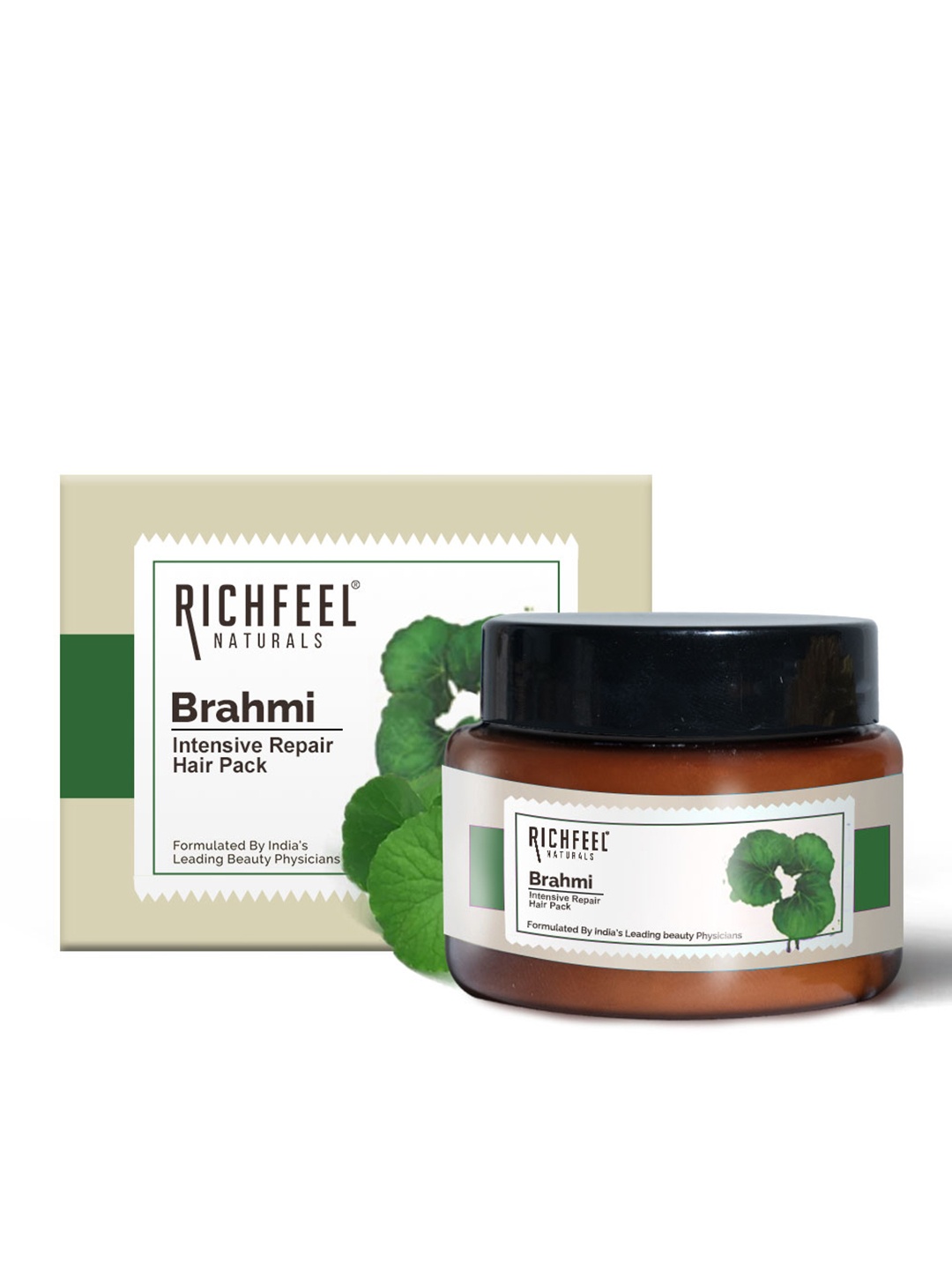 Richfeel Brahmi Intensive Repair Hair Pack To Reduce Dryness & Dandruff - 100g, White
Richfeel Brahmi Intensive Repair Hair Pack To Reduce Dryness & Dandruff - 100g, White