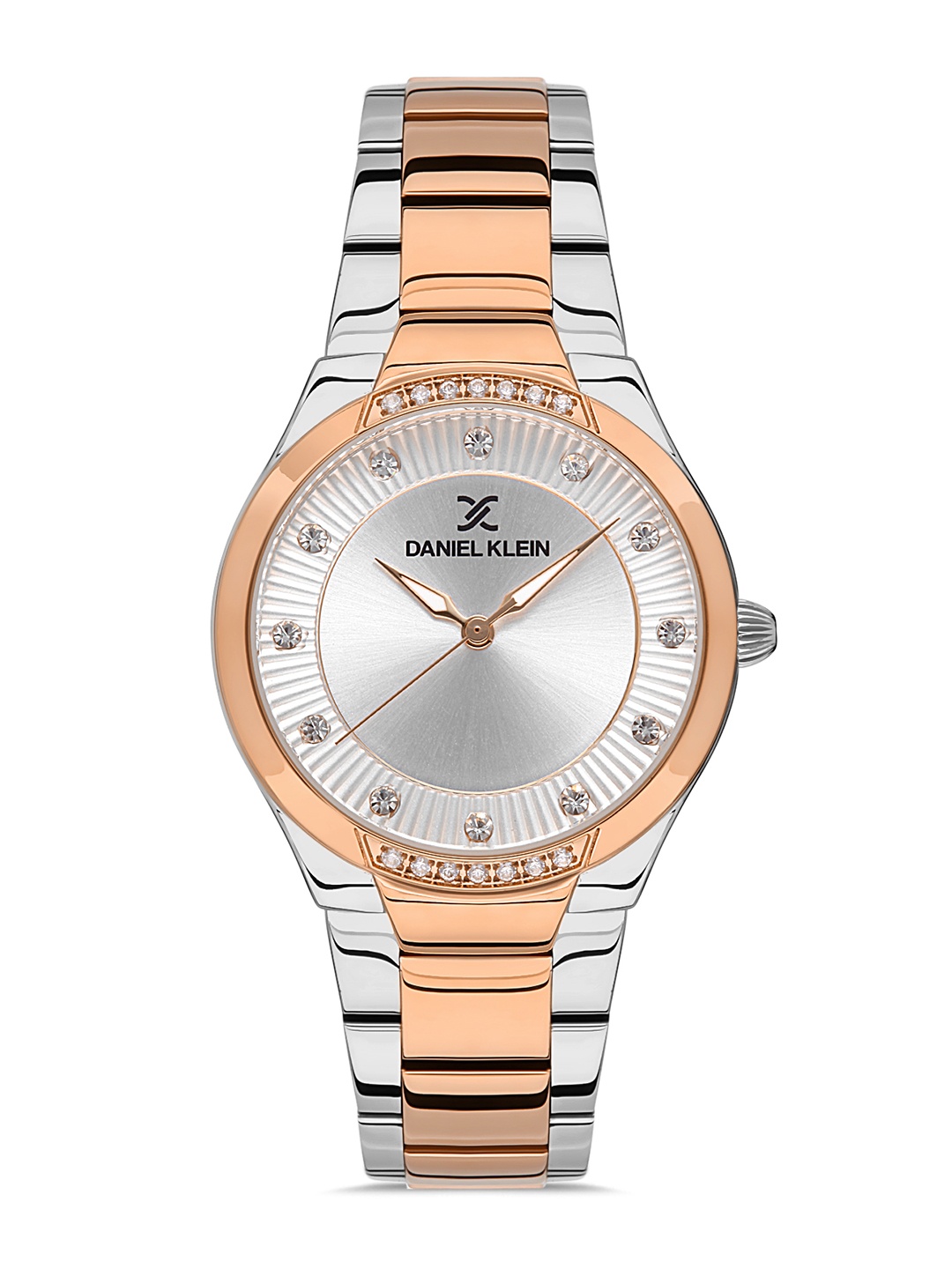 Daniel Klein Premium Women Silver-Toned Embellish Dial & Strap Analogue Watch DK.1.13216-5
Daniel Klein Premium Women Silver-Toned Embellish Dial & Strap Analogue Watch DK.1.13216-5