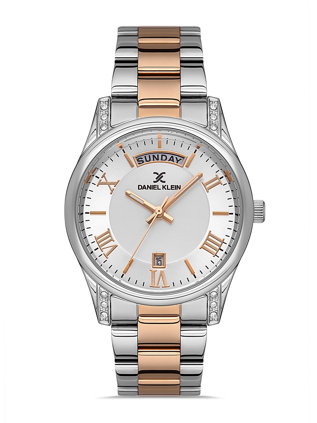 Daniel Klein Premium Women Silver And Rose Gold Dial Strap Watch DK.1.13227-5
Daniel Klein Premium Women Silver And Rose Gold Dial Strap Watch DK.1.13227-5