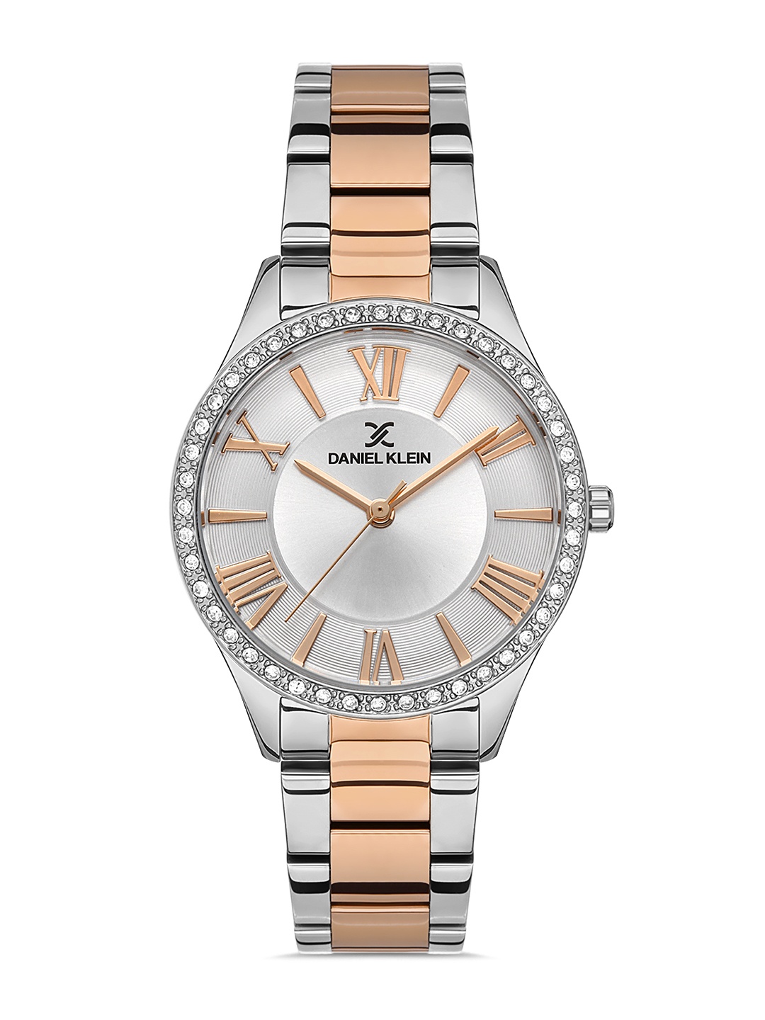 Daniel Klein Premium Women Silver-Toned Dial & Rose Gold Toned Analogue Watch DK.1.13228-3
Daniel Klein Premium Women Silver-Toned Dial & Rose Gold Toned Analogue Watch DK.1.13228-3