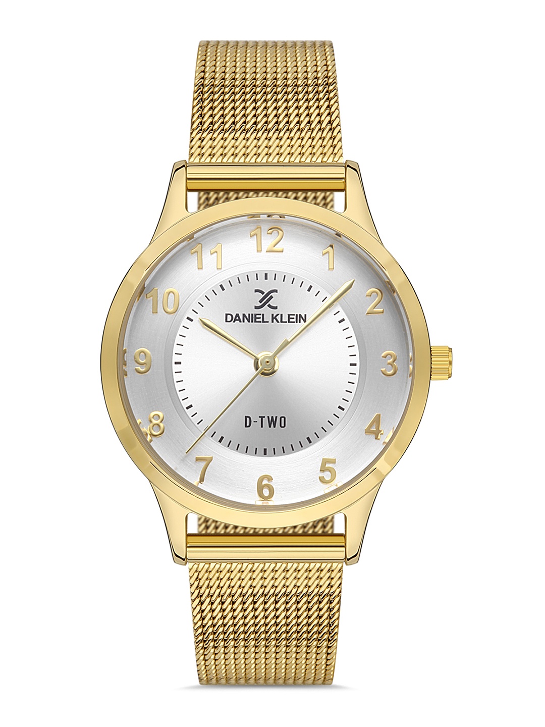 Daniel Klein D-Two Women Silver Dial & Gold Toned Straps Analogue Watch DK.1.13306-2_OR
Daniel Klein D-Two Women Silver Dial & Gold Toned Straps Analogue Watch DK.1.13306-2_OR