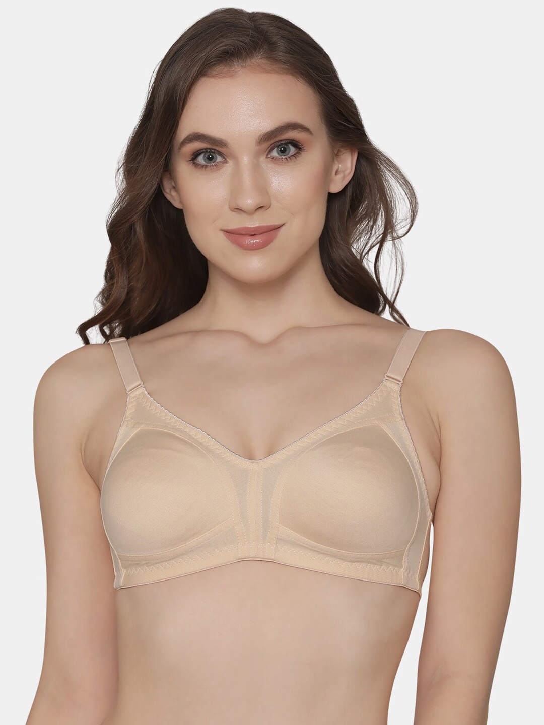 K LINGERIE Beige Non Padded Non Wired Full Coverage Seamless Anti Odour Cotton T Shirt Bra
K LINGERIE Beige Non Padded Non Wired Full Coverage Seamless Anti Odour Cotton T Shirt Bra
