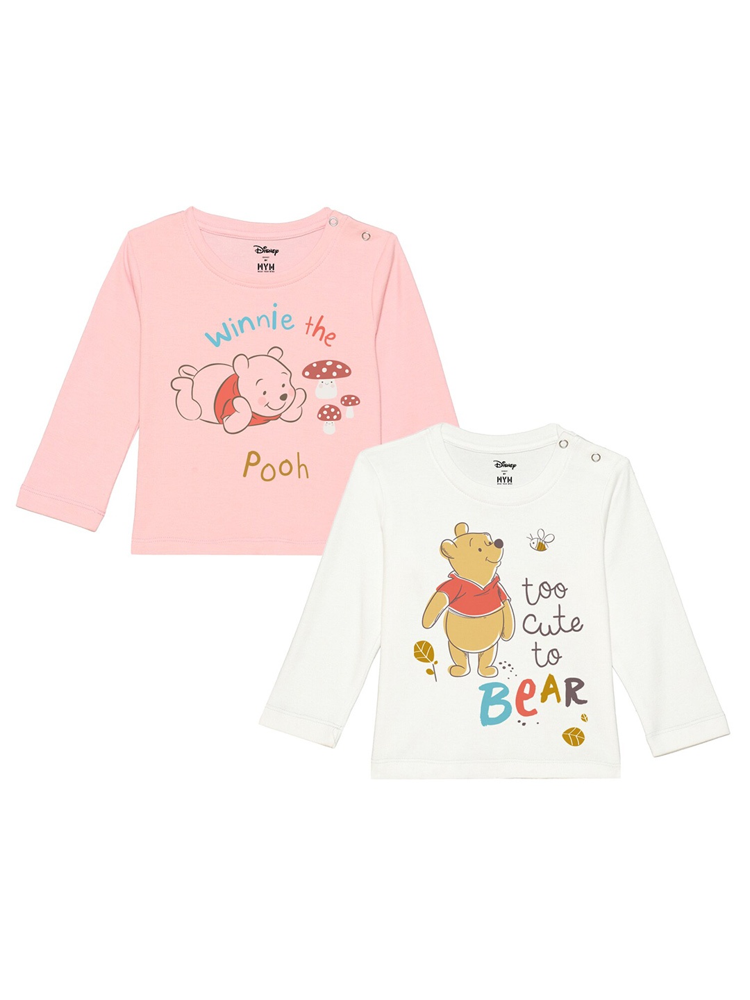 Disney by Wear Your Mind Infants Girls Set of 2 Winnie The Pooh Printed T-shirt, Pink
Disney by Wear Your Mind Infants Girls Set of 2 Winnie The Pooh Printed T-shirt, Pink