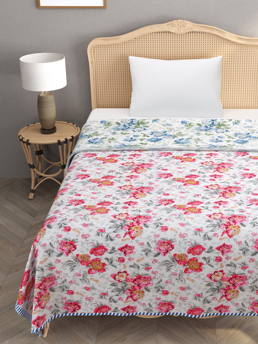 Gulaab Jaipur Blue & Cream-Coloured Floral AC Room 300 GSM Single Bed Cotton Dohar
Gulaab Jaipur Blue & Cream-Coloured Floral AC Room 300 GSM Single Bed Cotton Dohar