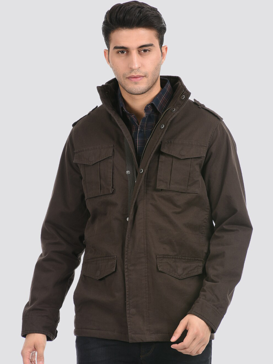 LONDON FOG Men Solid Tailored Jacket, Brown
LONDON FOG Men Solid Tailored Jacket, Brown