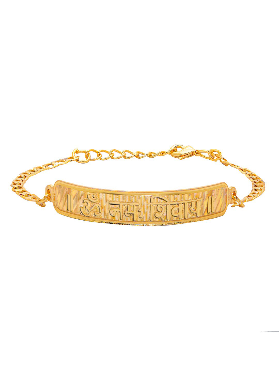 bodha Men Brass Gold-Plated Link Bracelet 
bodha Men Brass Gold-Plated Link Bracelet
