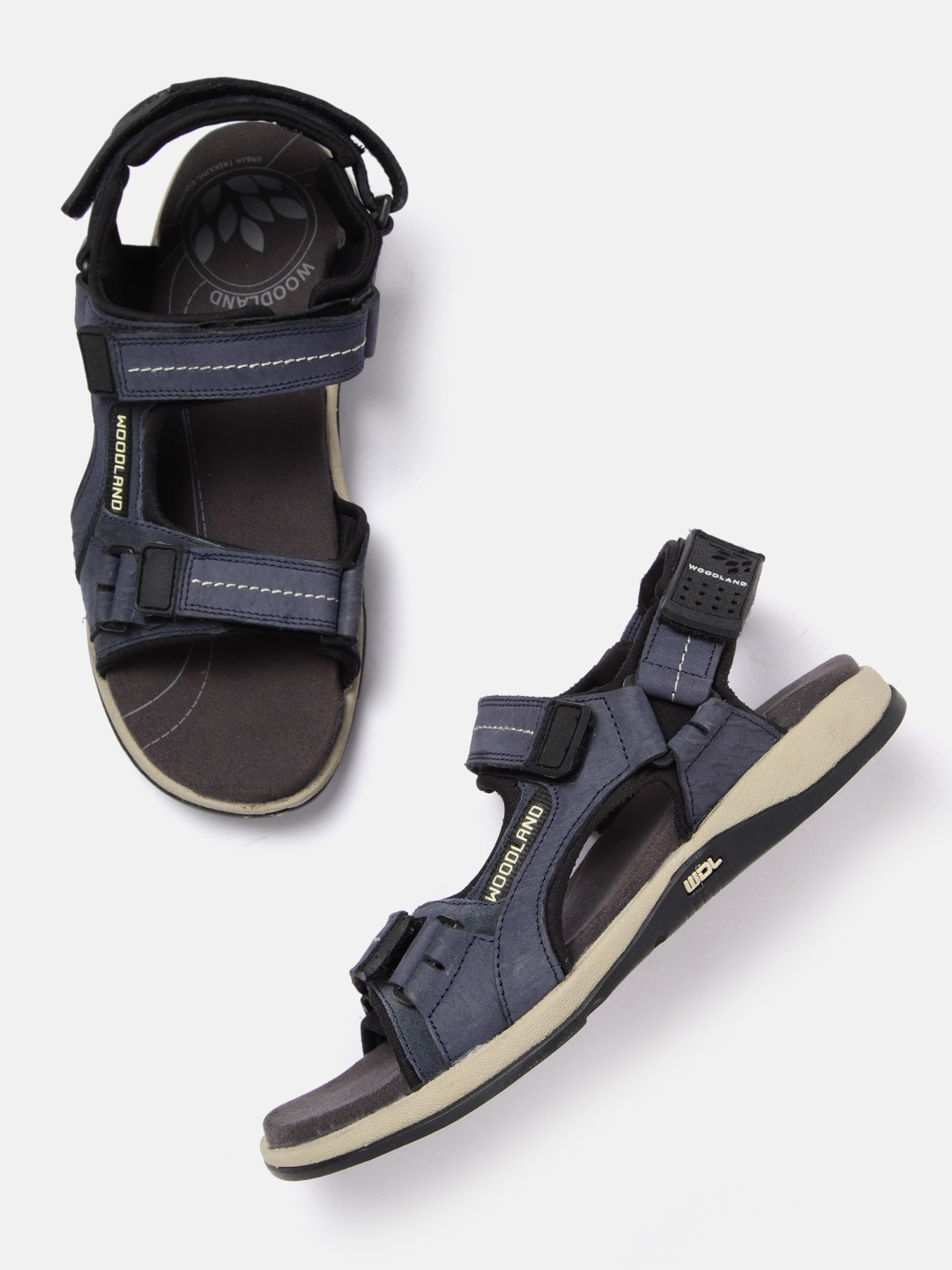 Woodland Men Navy Blue Solid Leather Sandals
Woodland Men Navy Blue Solid Leather Sandals