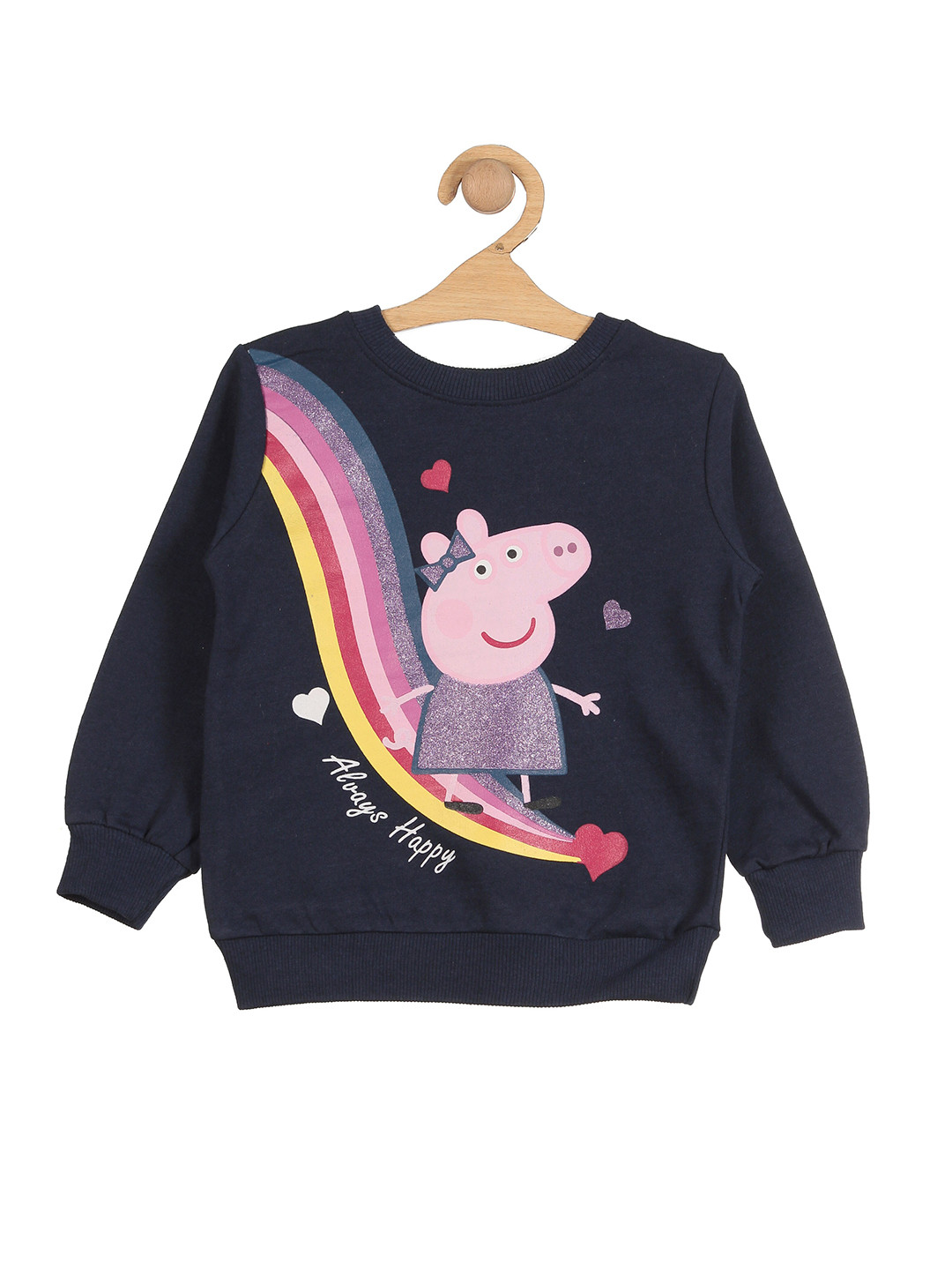 Lil Lollipop Girls Graphic Printed Cotton Sweatshirt, Navy blue
Lil Lollipop Girls Graphic Printed Cotton Sweatshirt, Navy blue