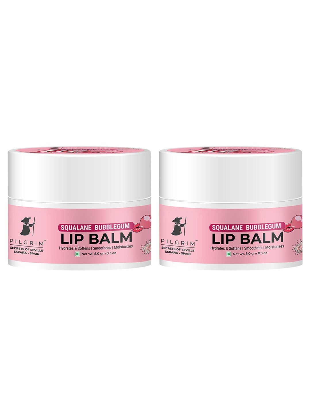 Pilgrim Lip Balm Duo - Soothes & Hydrates Dry & Chapped Lips with Shea & Cocoa Butter, Pink
Pilgrim Lip Balm Duo - Soothes & Hydrates Dry & Chapped Lips with Shea & Cocoa Butter, Pink