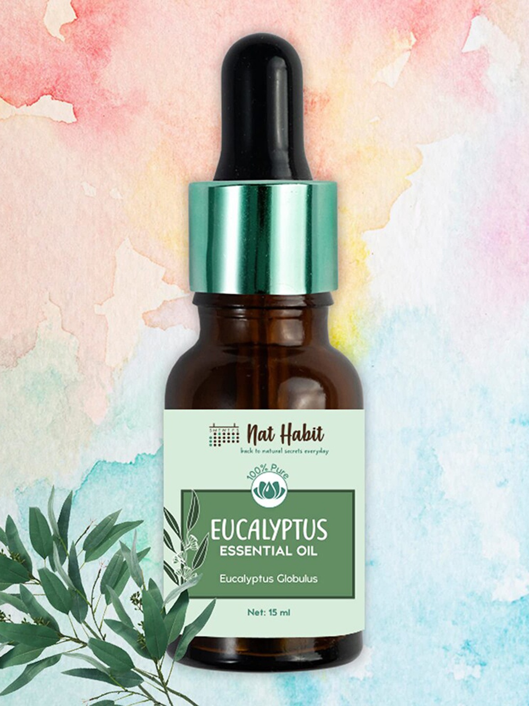 Nat Habit 100% Pure Eucalyptus Essential Oil to Relieves Muscle Aches - 15 ml, Green
Nat Habit 100% Pure Eucalyptus Essential Oil to Relieves Muscle Aches - 15 ml, Green