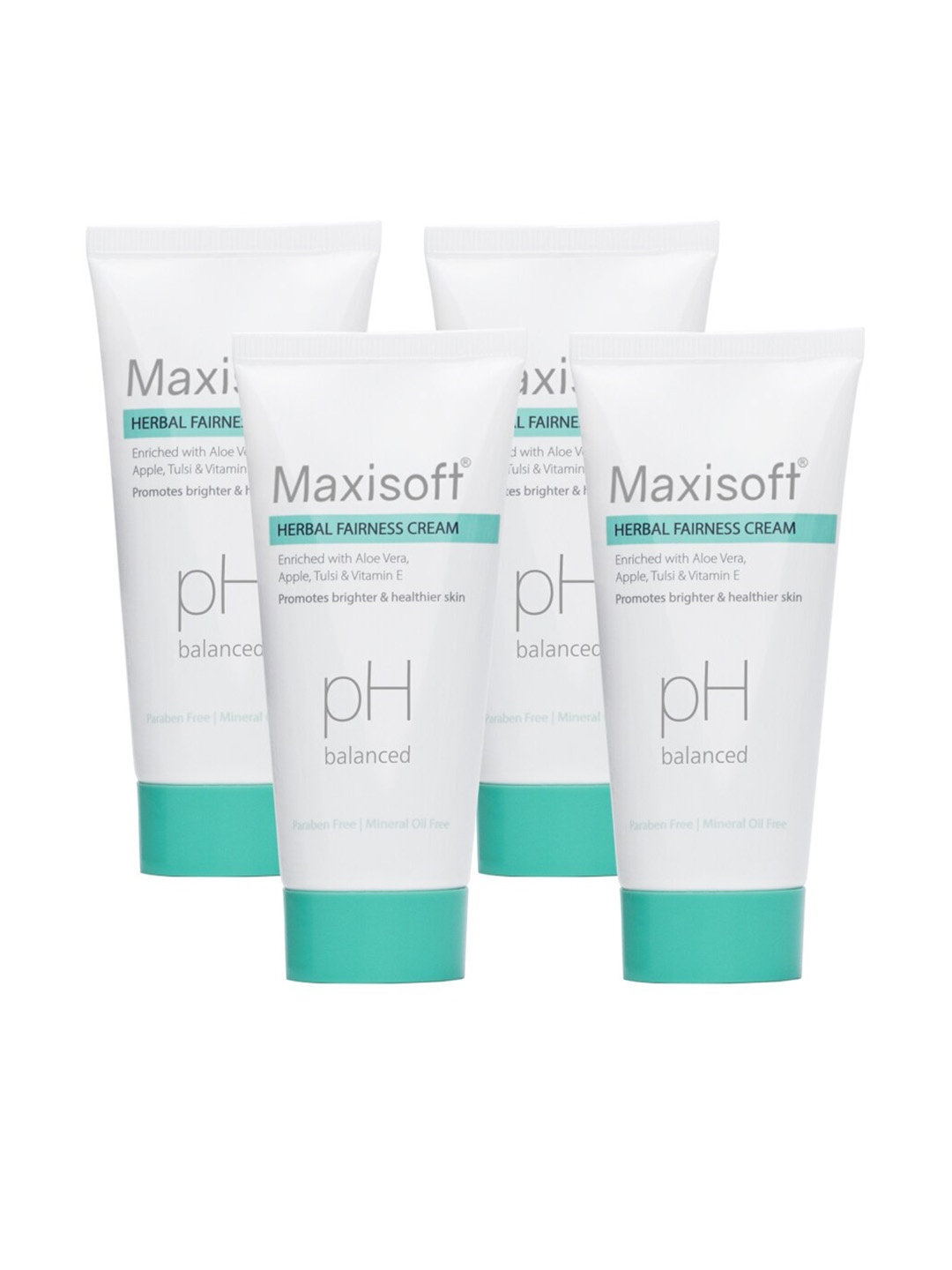 Maxisoft Set Of 4 Herbal Fairness Cream, Na
