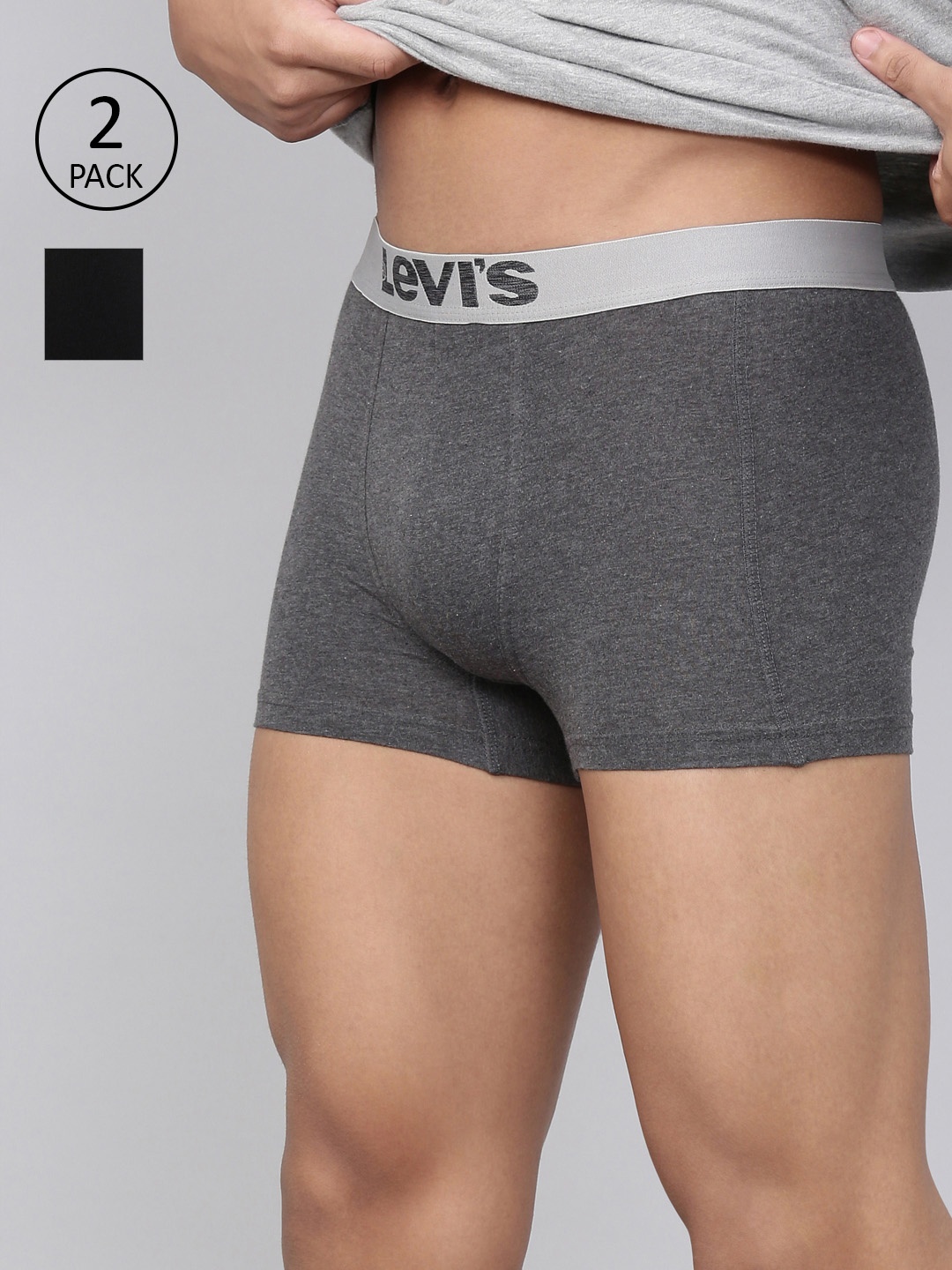 Levis Men Pack of 2 Smartskin Technology Neo Trunks with Tag Free Comfort #018, Charcoal
Levis Men Pack of 2 Smartskin Technology Neo Trunks with Tag Free Comfort #018, Charcoal