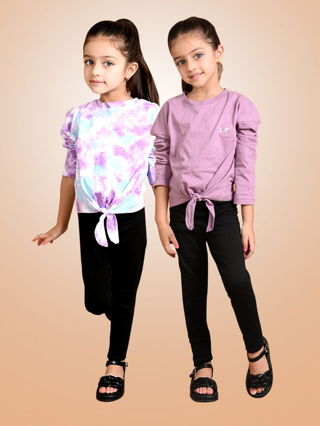 LilPicks Girls Purple & White Set Of 2 Printed Top with Leggings
LilPicks Girls Purple & White Set Of 2 Printed Top with Leggings