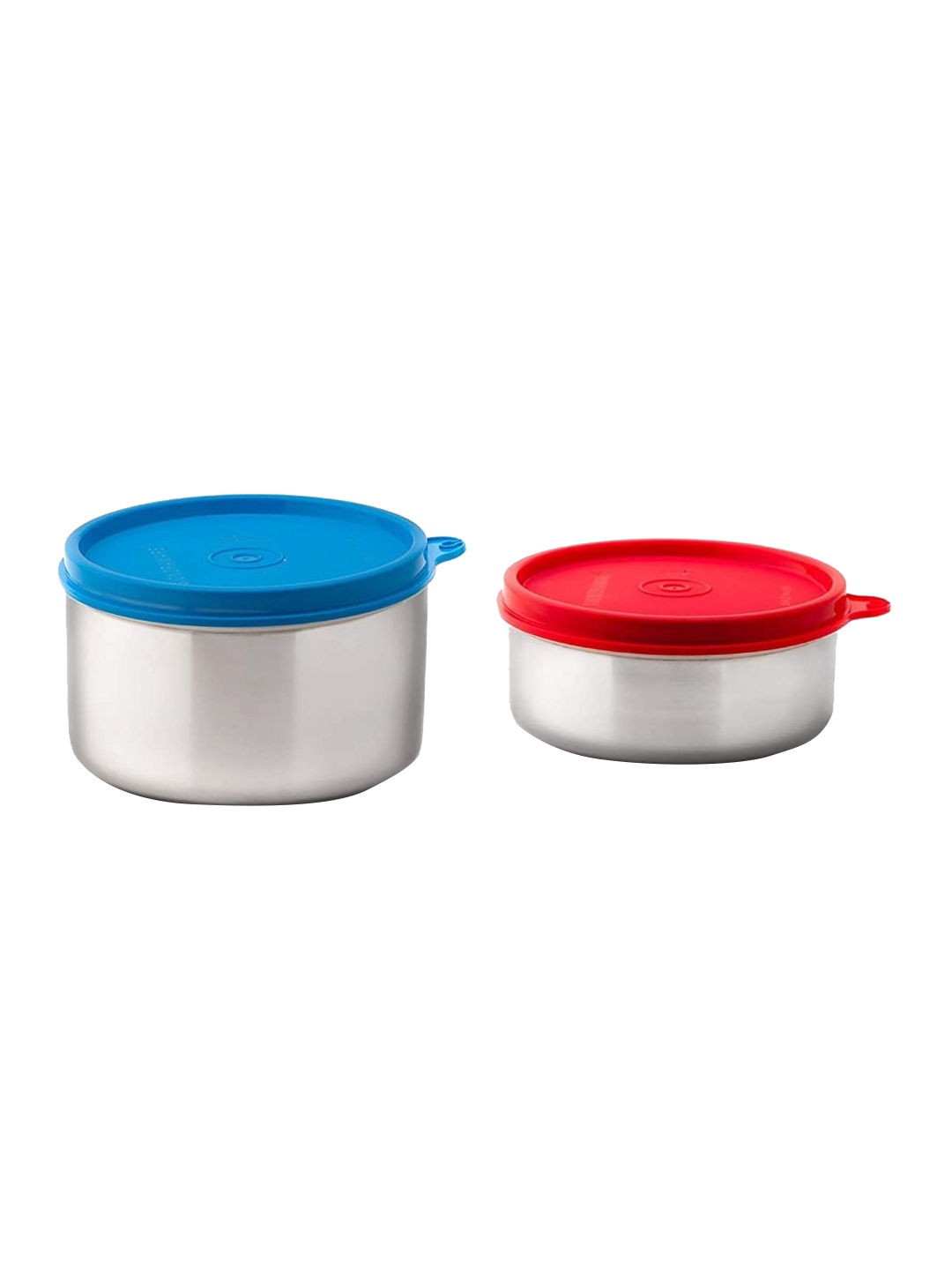 SignoraWare Set of 2 Dishwasher Safe Solid Stainless Steel Storage Jars