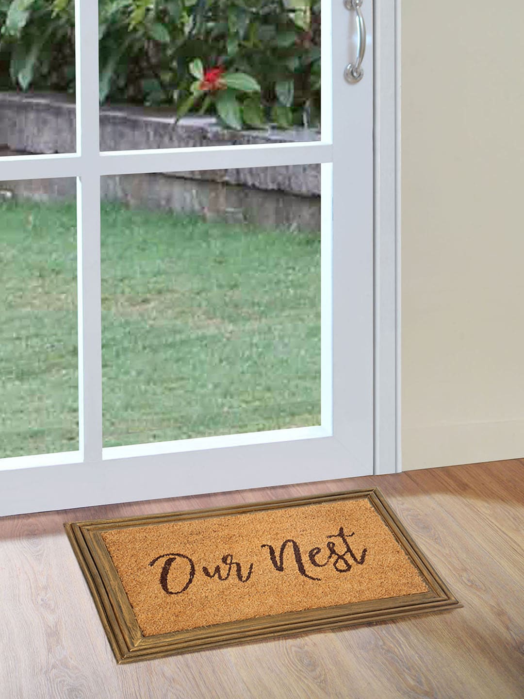 Athome by Nilkamal Textured Doormats, Brown