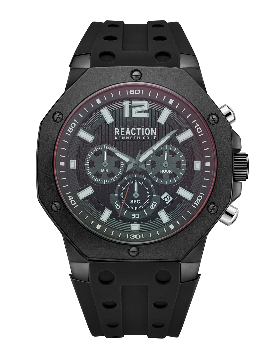 REACTION KENNETH COLE Men Chronograph Textured Strap Analogue Watch KRWGO9005903, Black
REACTION KENNETH COLE Men Chronograph Textured Strap Analogue Watch KRWGO9005903, Black