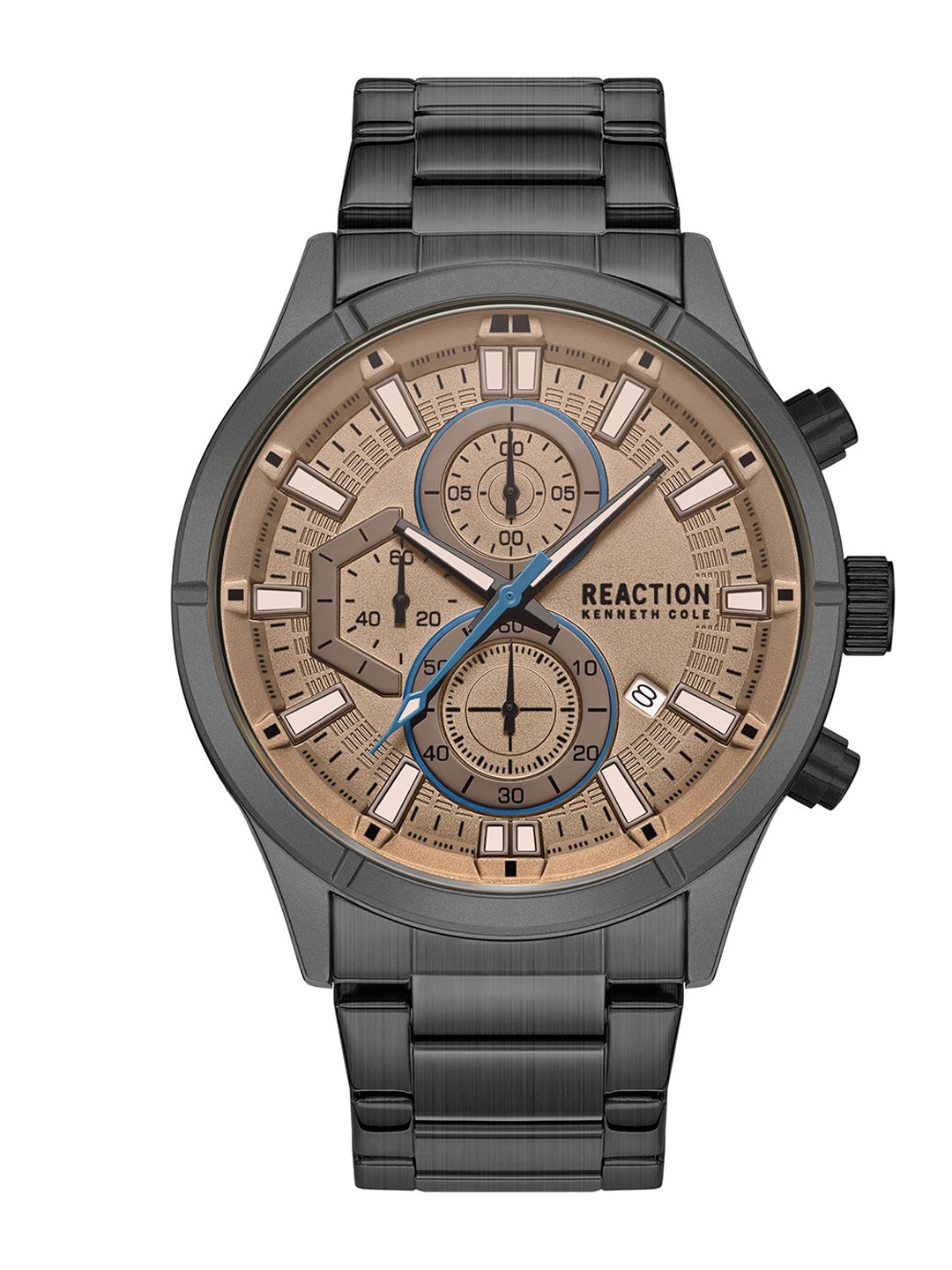 REACTION KENNETH COLE Men Stainless Steel Bracelet Style Strap Analogue Watch KRWGI9006802, Grey
REACTION KENNETH COLE Men Stainless Steel Bracelet Style Strap Analogue Watch KRWGI9006802, Grey
