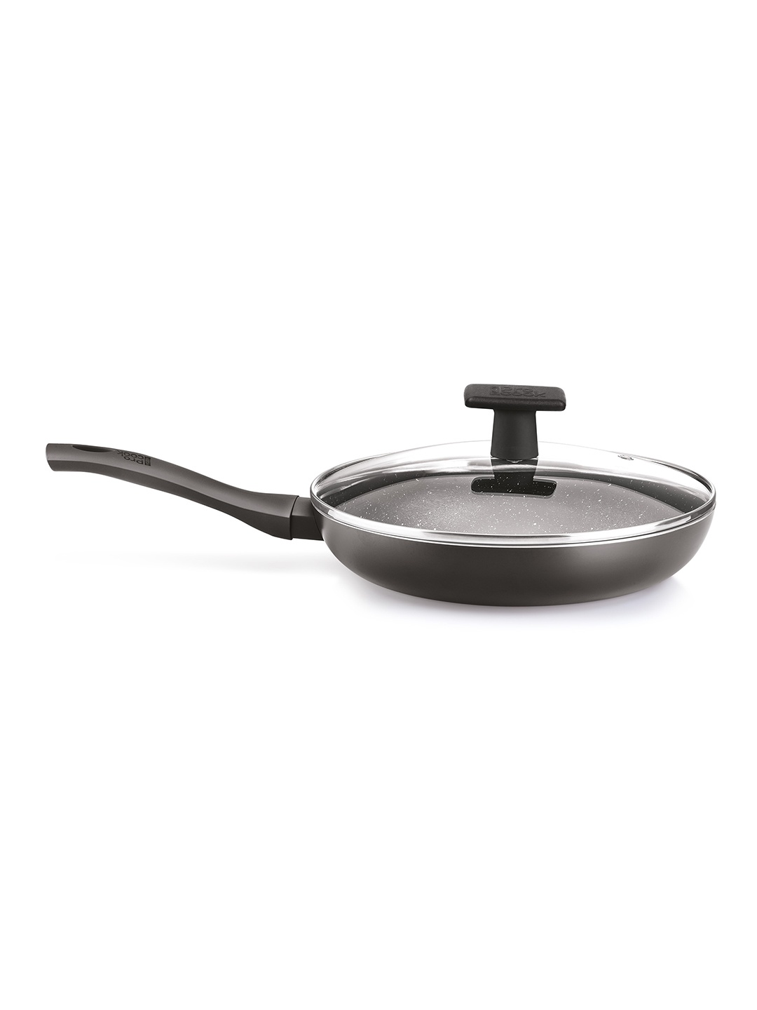 Milton Black Pro Cook Granito Induction Non Stick Fry Pan with Lid & Bakelite Handle 28cm
Milton Black Pro Cook Granito Induction Non Stick Fry Pan with Lid & Bakelite Handle 28cm