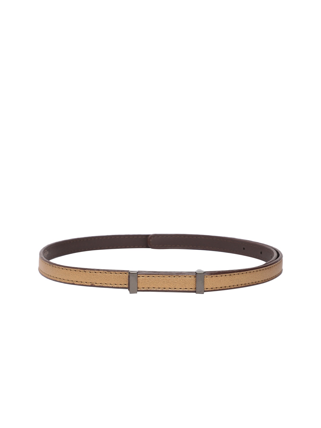 Baggit Women Textured Slim Belt, Brown