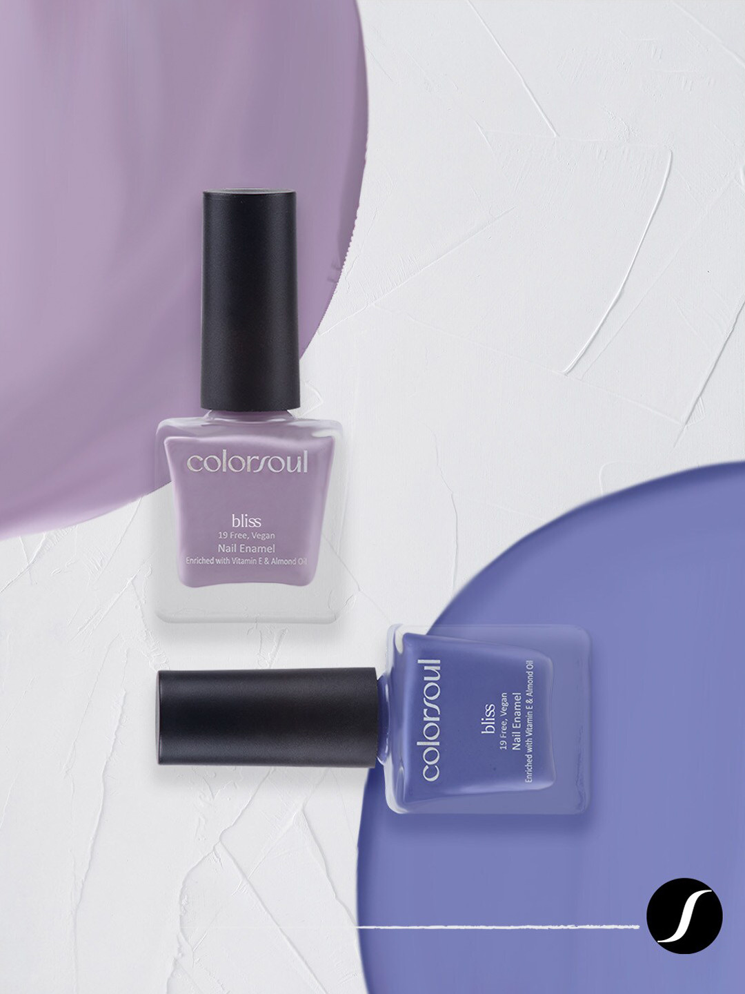 Colorsoul Set Of 2 Vegan & 19 Free Bliss Nail Enamel with Vitamin E & Almond Oil 8ml Each - Purple Water B07 & Tickled Purple B08
Colorsoul Set Of 2 Vegan & 19 Free Bliss Nail Enamel with Vitamin E & Almond Oil 8ml Each - Purple Water B07 & Tickled Purple B08