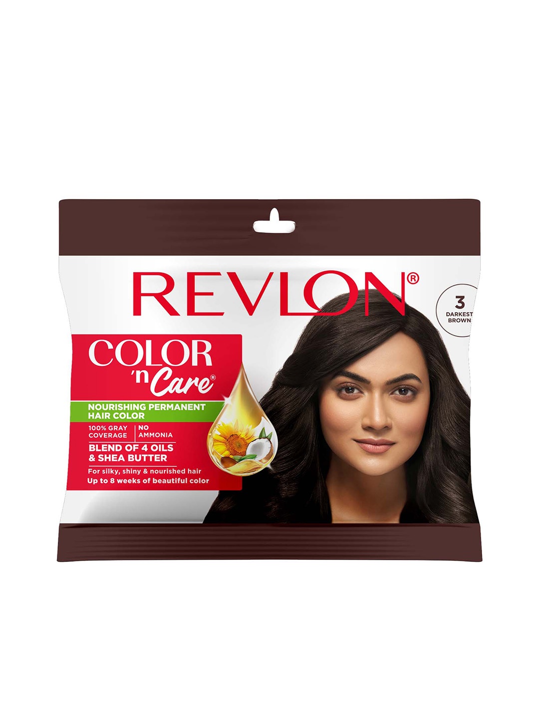Revlon Color n Care Nourishing Permanent Hair Colour with Shea Butter - Darkest Brown 3
Revlon Color n Care Nourishing Permanent Hair Colour with Shea Butter - Darkest Brown 3