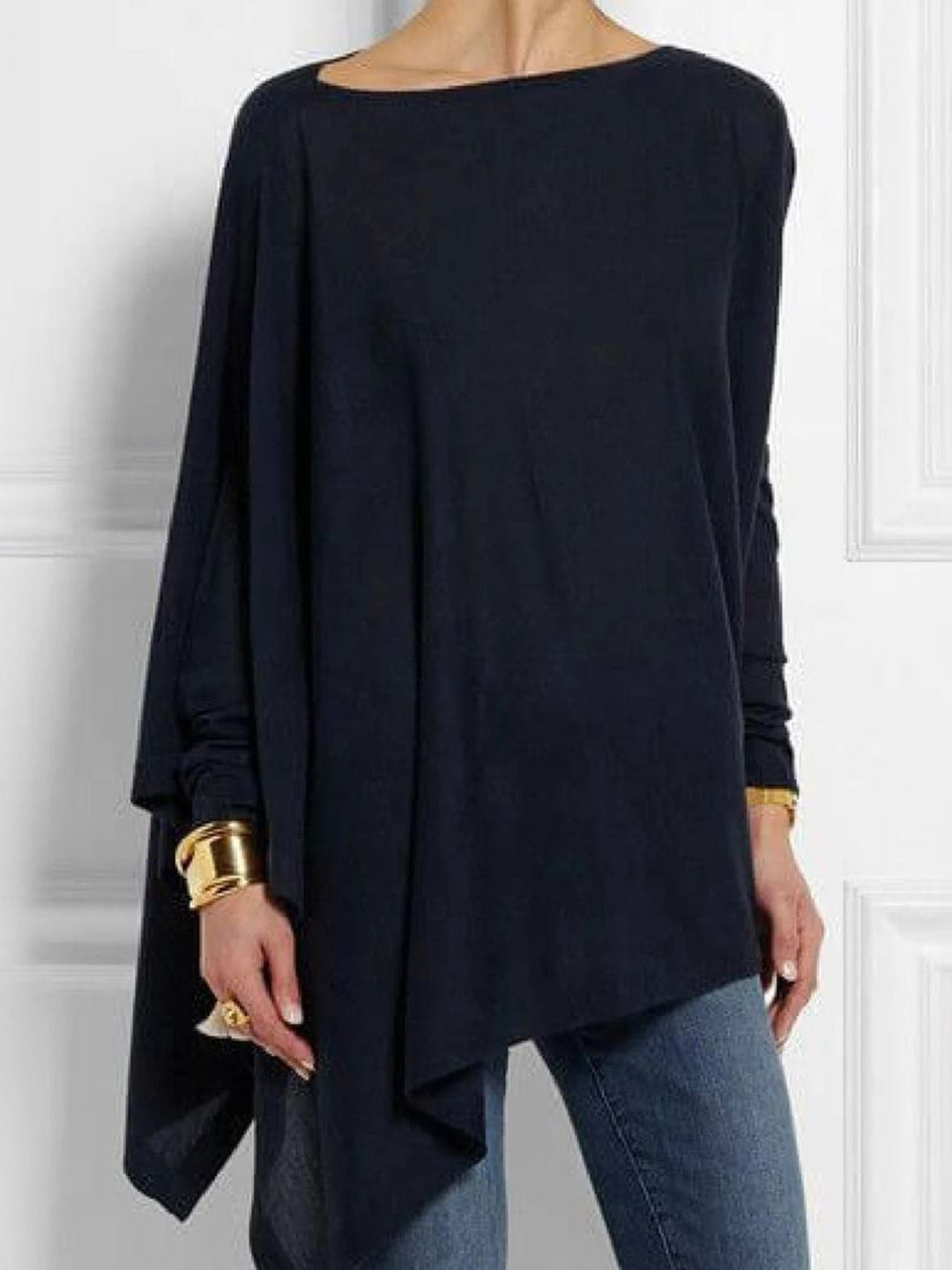 StyleCast Women Solid Round Neck Top, Black
StyleCast Women Solid Round Neck Top, Black