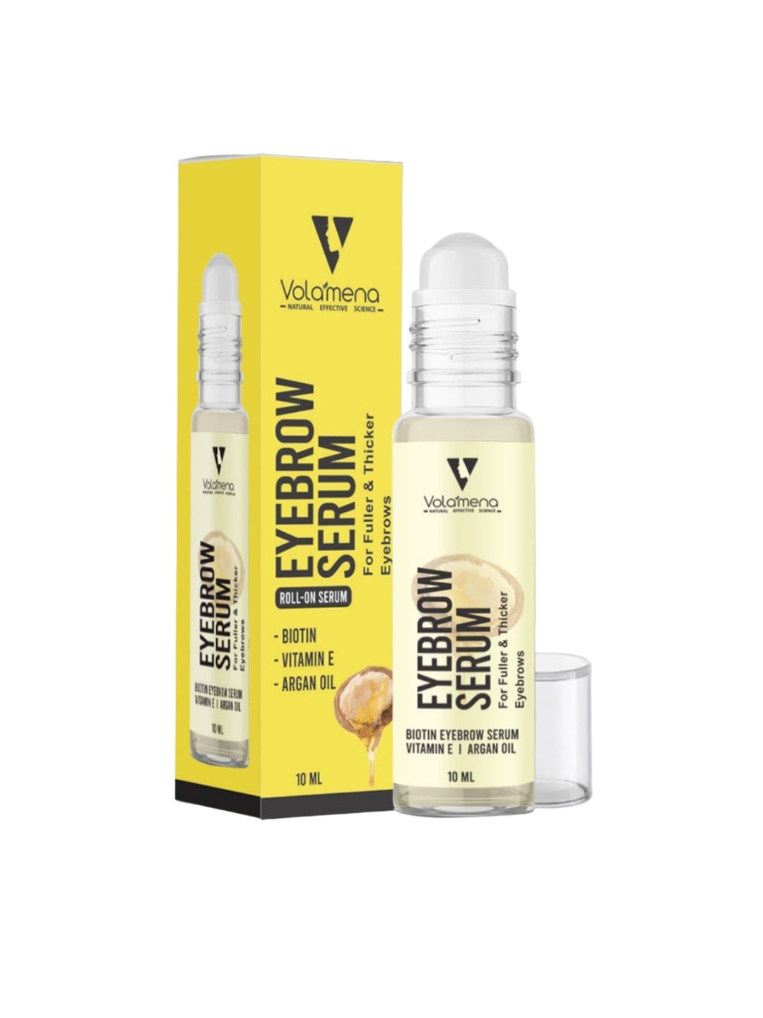 Volamena Biotin Eyebrow Serum With Vitamin-E For Fuller & Thicker Eyebrow-10ml, Transparent
Volamena Biotin Eyebrow Serum With Vitamin-E For Fuller & Thicker Eyebrow-10ml, Transparent