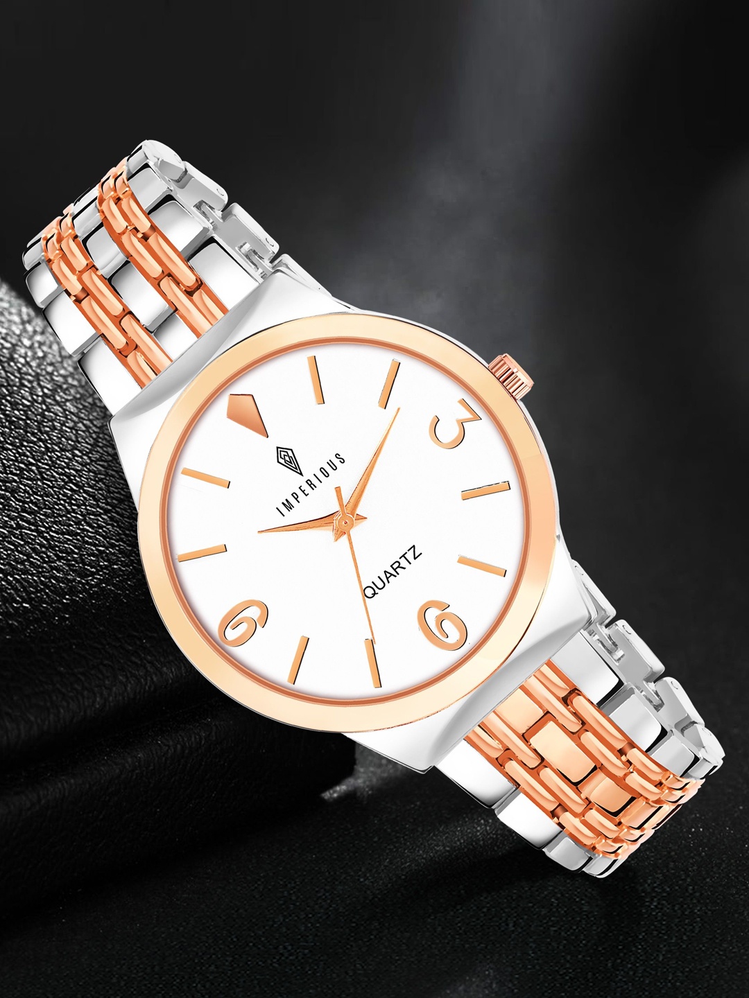 Imperious- The Royal Way Women Embellished Dial & Stainless Steel Bracelet Style Straps Analogue Chronograph Watch, Silver
Imperious- The Royal Way Women Embellished Dial & Stainless Steel Bracelet Style Straps Analogue Chronograph Watch, Silver