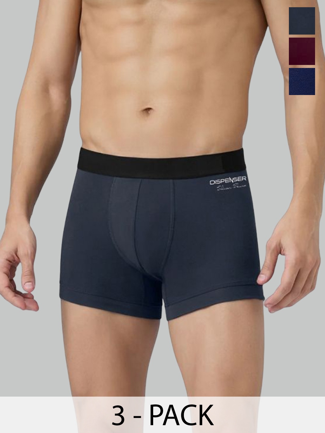 DISPENSER Pack Of 3 Stretchable P1-TRUNK-WINE-GREY-NAVY-L-Wine-Grey-Navy, Maroon
DISPENSER Pack Of 3 Stretchable P1-TRUNK-WINE-GREY-NAVY-L-Wine-Grey-Navy, Maroon