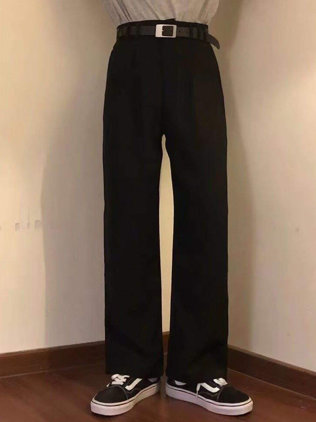 StyleCast Men Solid Casual Trousers, Black 
StyleCast Men Solid Casual Trousers, Black