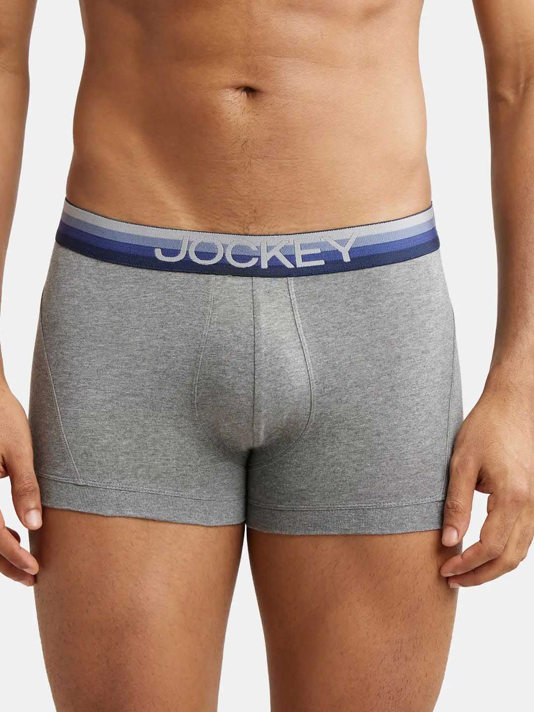 Jockey Super Combed Cotton Stretch Solid Trunk with Ultrasoft Waistband-US20, Grey melange
Jockey Super Combed Cotton Stretch Solid Trunk with Ultrasoft Waistband-US20, Grey melange