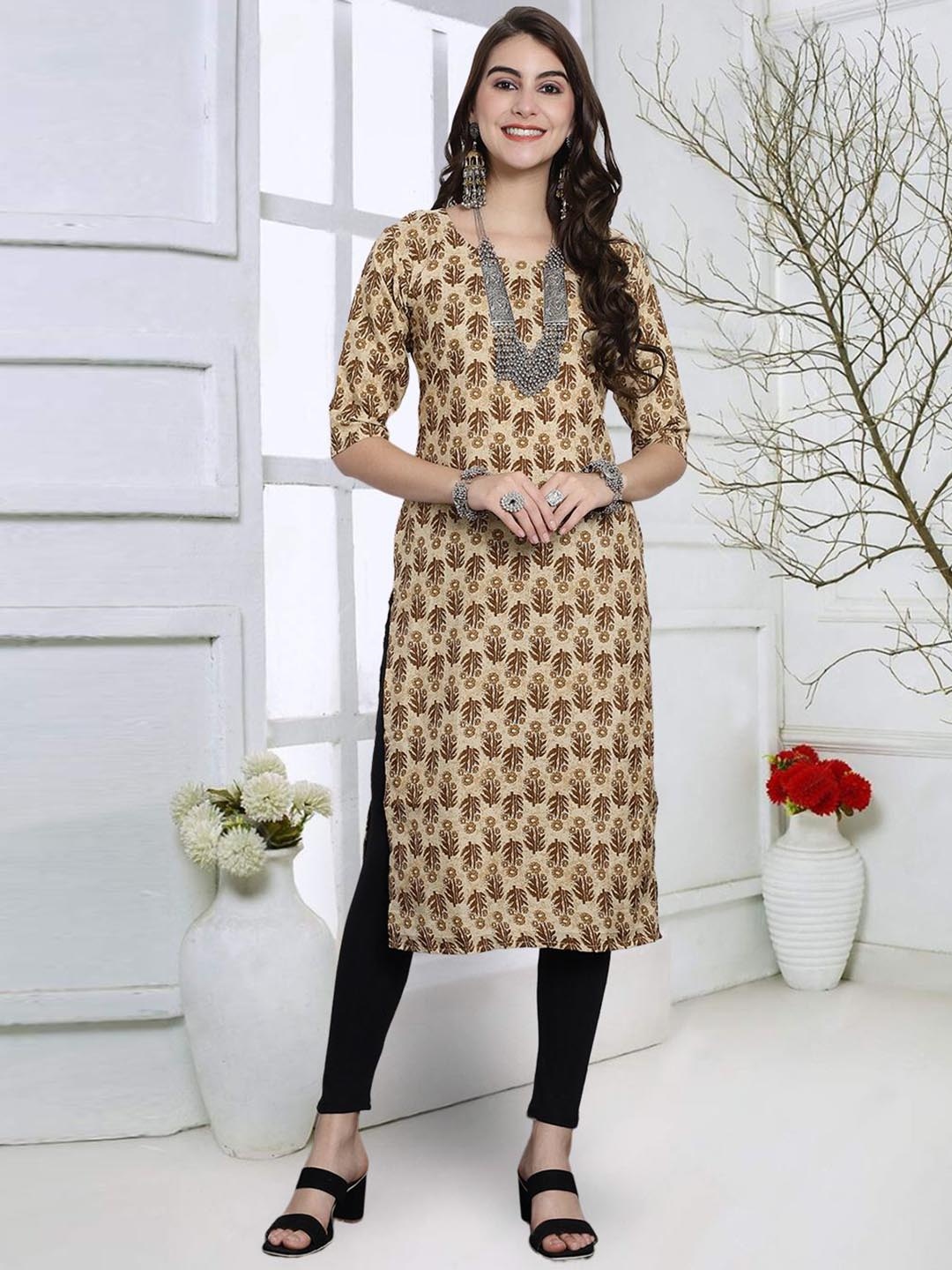 7Threads Women Geometric Keyhole Neck Flared Sleeves Sequinned Floral Crepe Kurta, Multi
7Threads Women Geometric Keyhole Neck Flared Sleeves Sequinned Floral Crepe Kurta, Multi