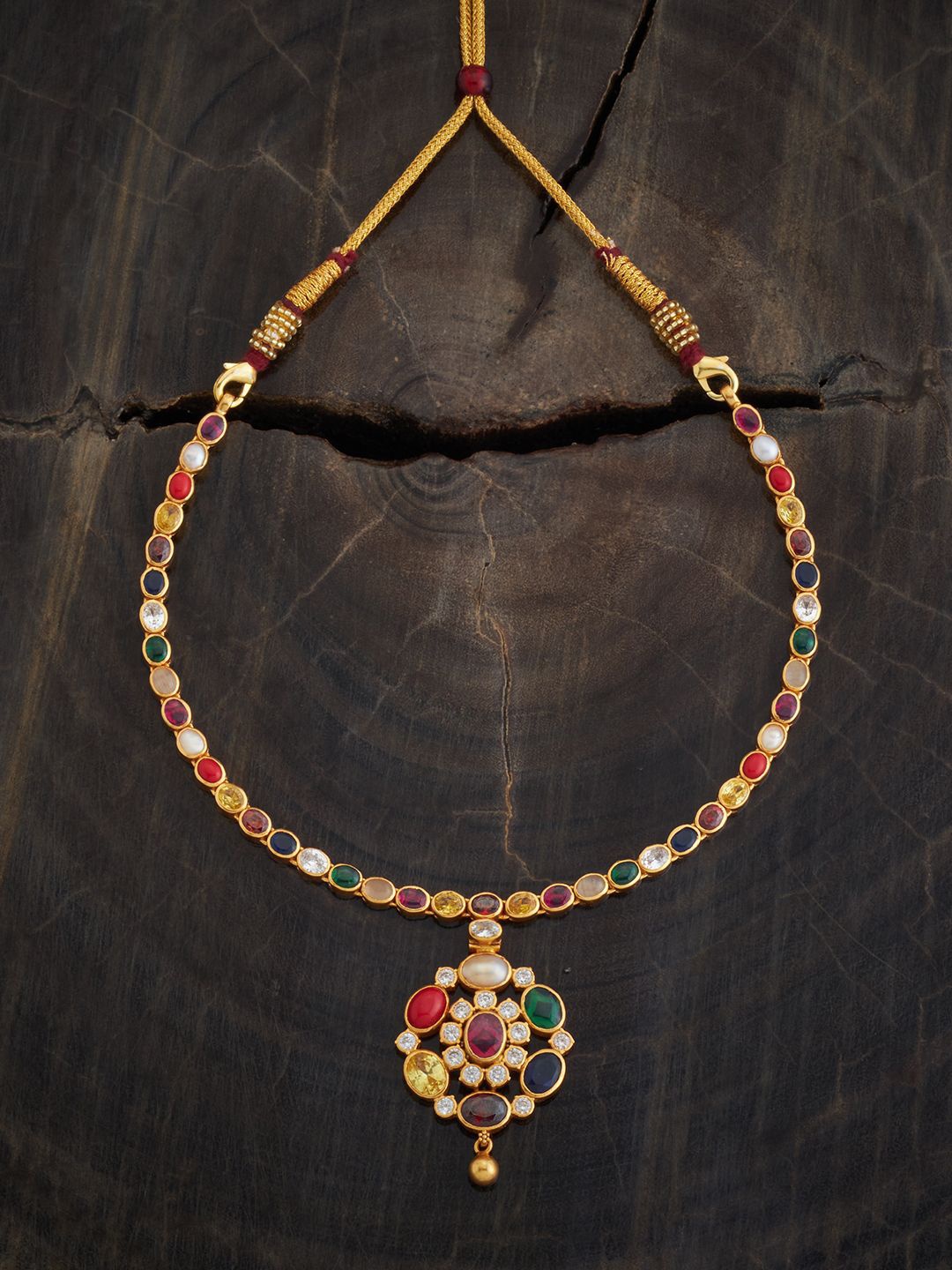 Kushal's Fashion Jewellery 92.5 Pure Silver Gold-Plated Artificial Stones Temple Necklace
Kushal's Fashion Jewellery 92.5 Pure Silver Gold-Plated Artificial Stones Temple Necklace