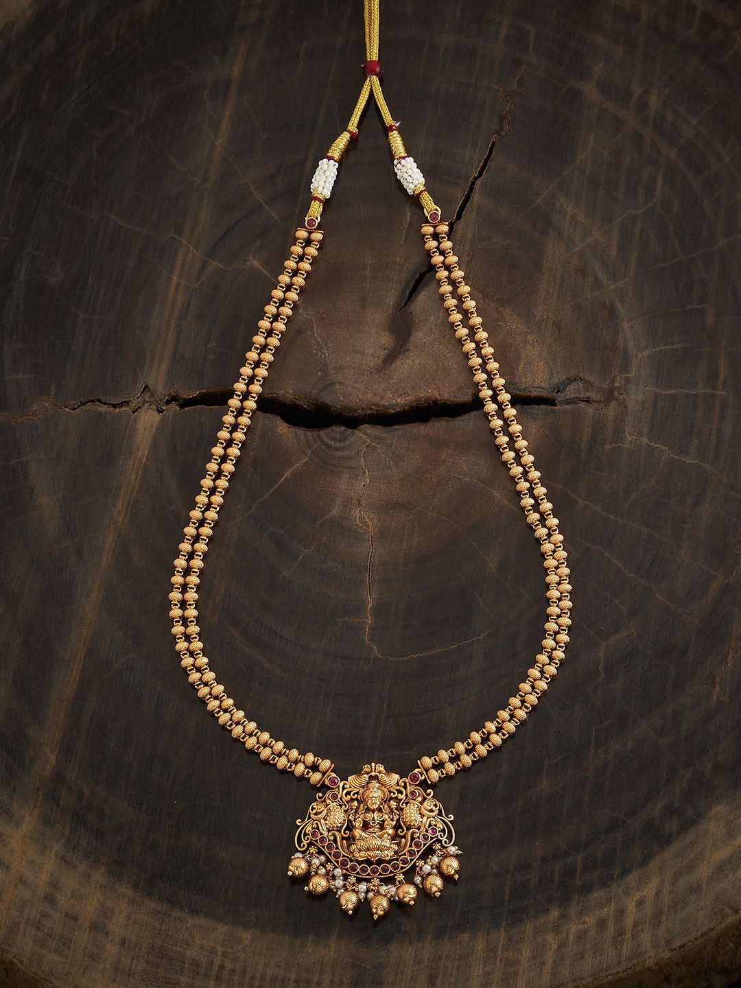 Kushal's Fashion Jewellery Copper Gold-Plated Antique Artificial Stones Necklace
Kushal's Fashion Jewellery Copper Gold-Plated Antique Artificial Stones Necklace