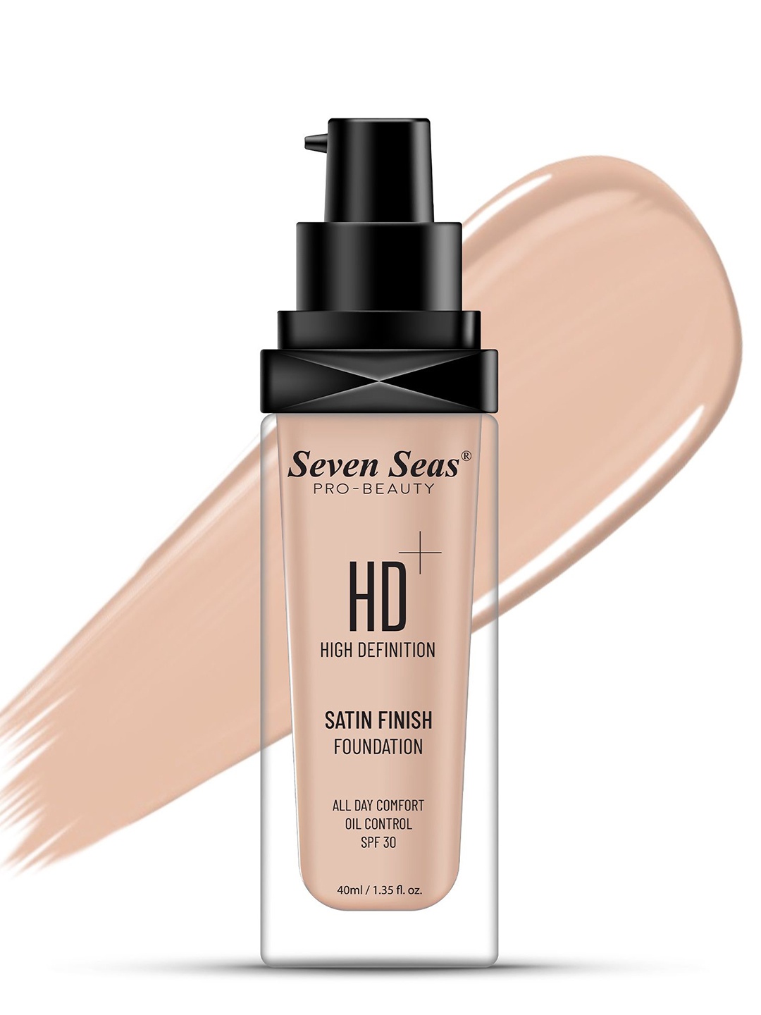 Seven Seas Pro Beauty HD High Definition Oil Control Foundation With SPF-30- 40g-Nude-02, Beige
Seven Seas Pro Beauty HD High Definition Oil Control Foundation With SPF-30- 40g-Nude-02, Beige