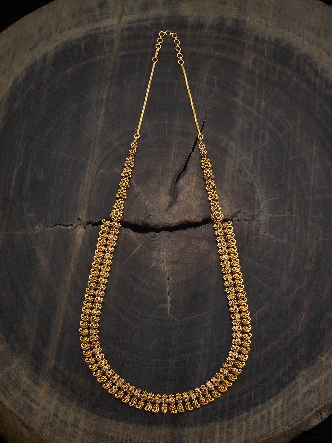 Kushal's Fashion Jewellery Gold-Plated Artificial Stone Studded Antique Necklace
Kushal's Fashion Jewellery Gold-Plated Artificial Stone Studded Antique Necklace