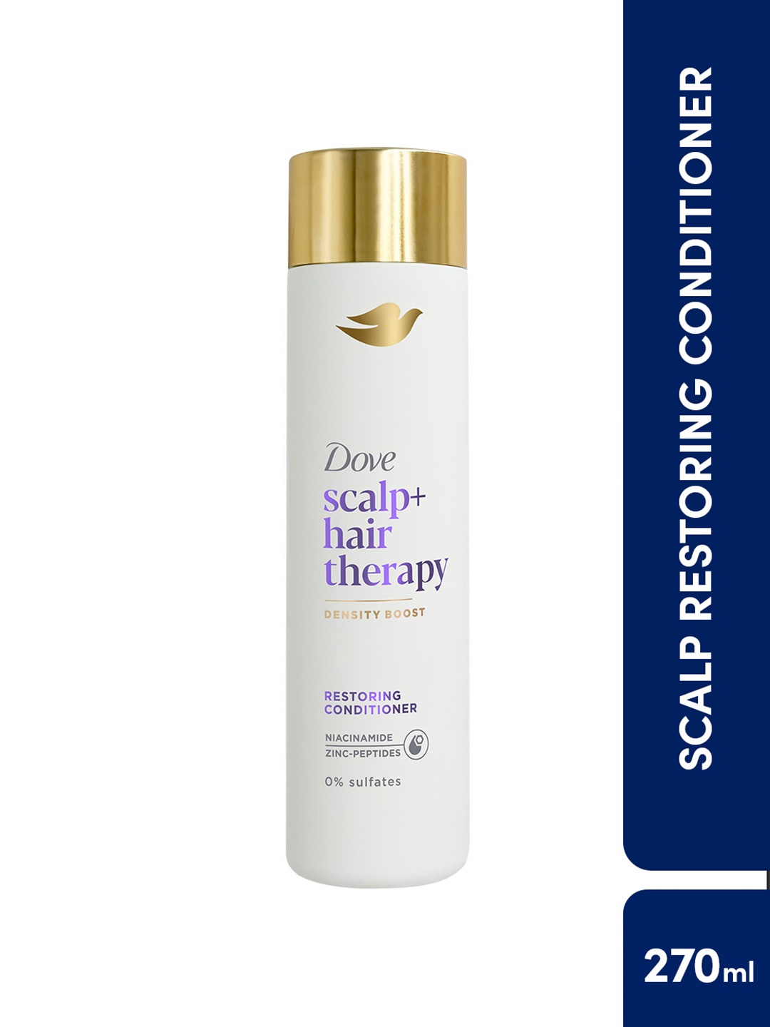 Dove Scalp+Hair Therapy Sulphate Free Density Boost Restoring Conditioner - 50 ml, White
Dove Scalp+Hair Therapy Sulphate Free Density Boost Restoring Conditioner - 50 ml, White