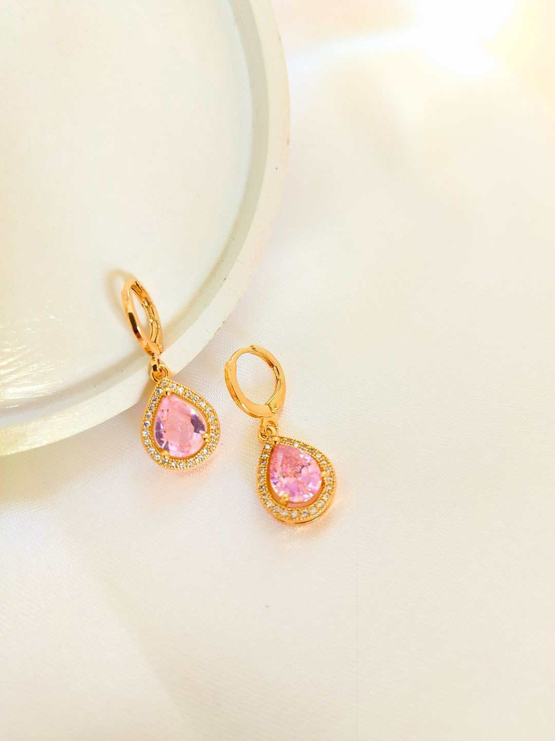 DressBerry Contemporary Drop Earrings, Pink
DressBerry Contemporary Drop Earrings, Pink