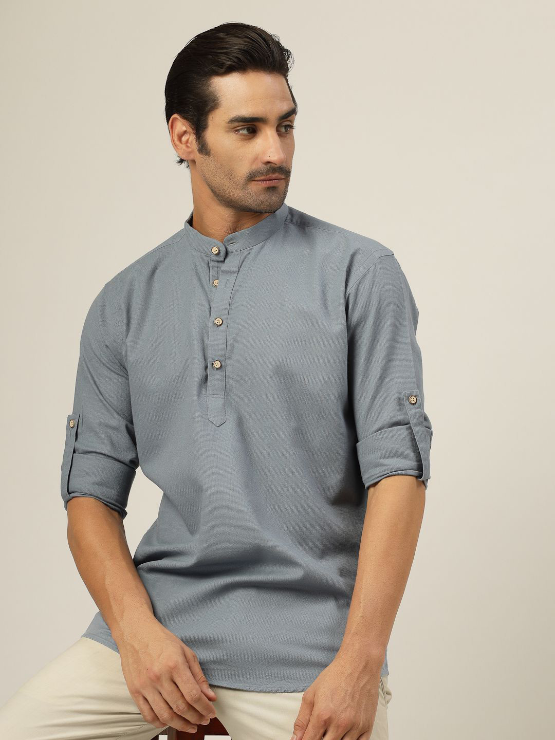 JADEBERRY Men Classic Slim Fit Opaque Casual Shirt, Grey
JADEBERRY Men Classic Slim Fit Opaque Casual Shirt, Grey