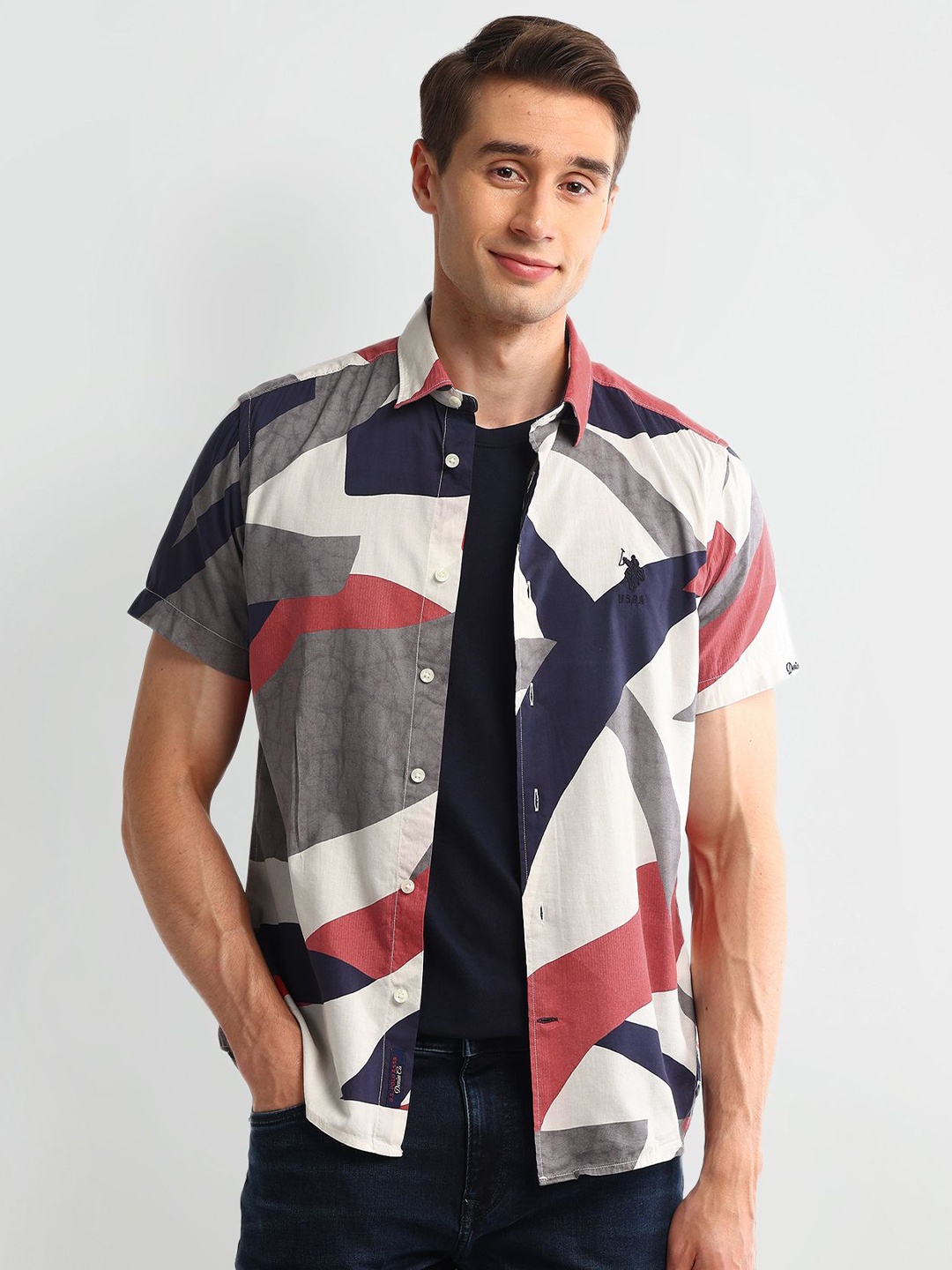 U.S. Polo Assn. Denim Co. Men Classic Slim Fit Opaque Printed Casual Shirt, Multi
U.S. Polo Assn. Denim Co. Men Classic Slim Fit Opaque Printed Casual Shirt, Multi